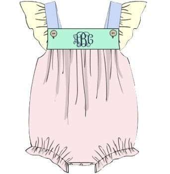 Girls Colorblock Bubble