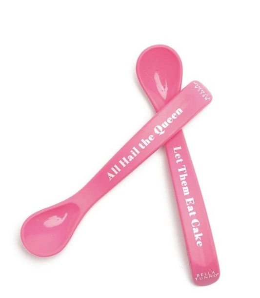 Eat Cake Hail Queen Spoon Set