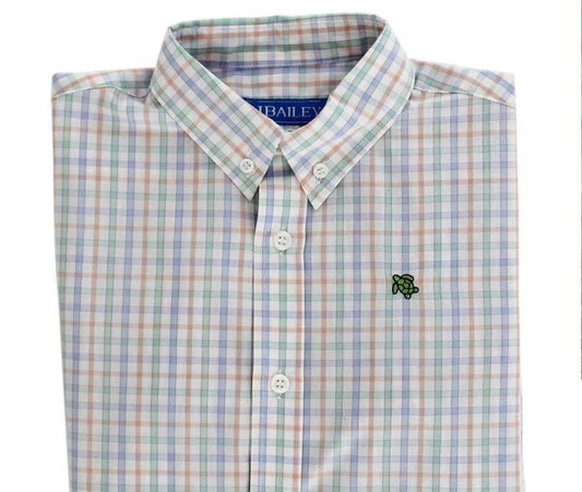 The Bailey Boys Sunkist Plaid Button Down Shirt