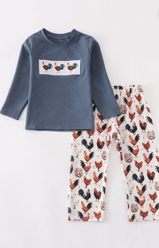 Chicken Boy Pant Set