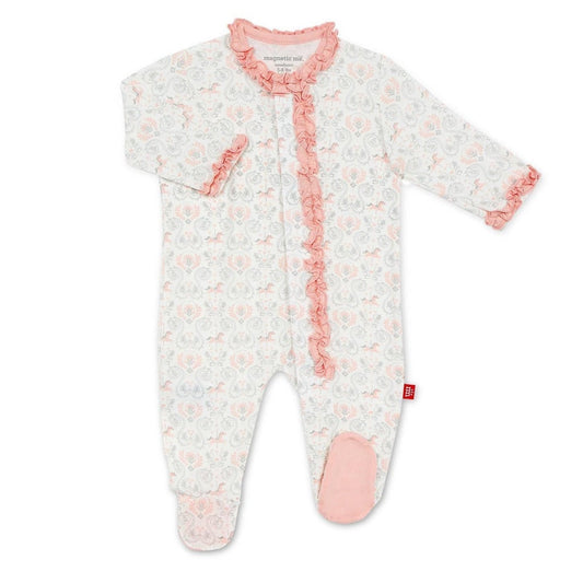 Carousel Modal Magnetic Me Footie with Ruffles