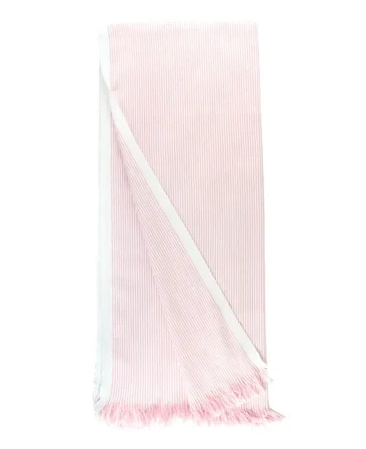 RuffleButts Pink Seersucker Beach Towel