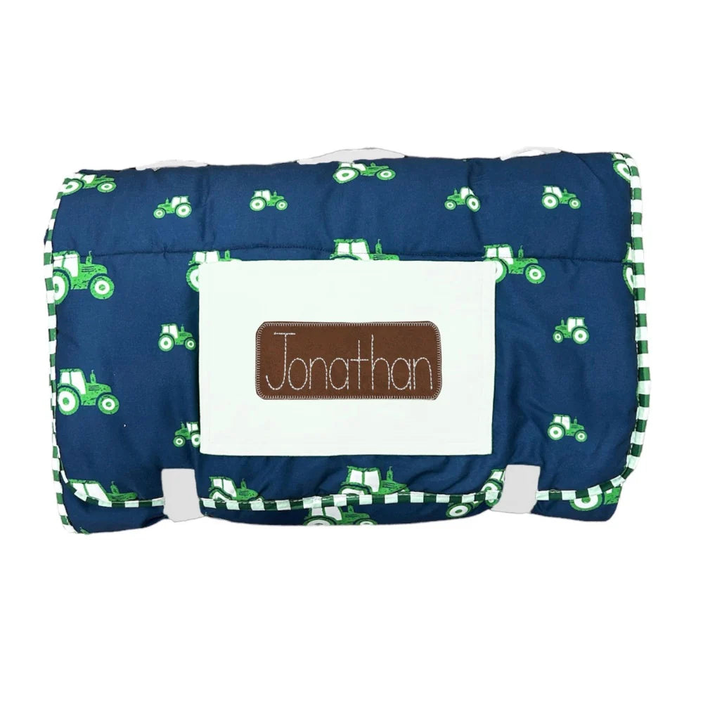 Nap Mat- Tractors (monogram included)