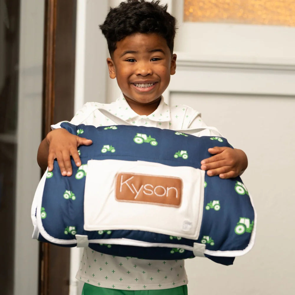 Nap Mat- Tractors (monogram included)